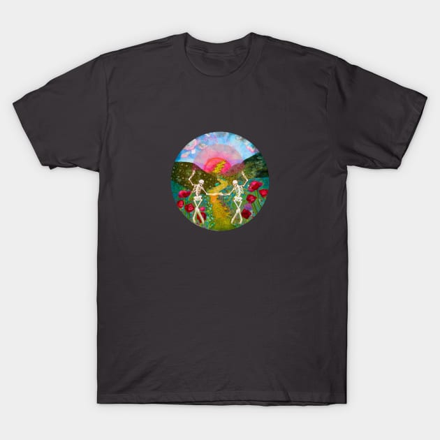 Dead Love with smaller circle T-Shirt by karenpaytonart